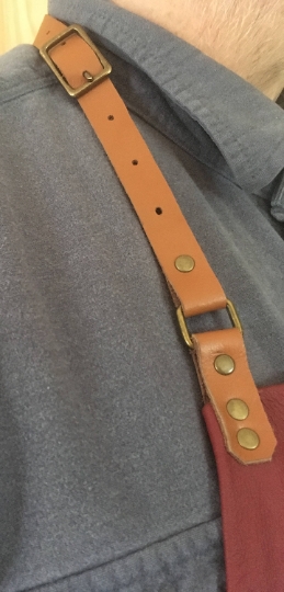 Leather Apron Soft Black Cherry picture