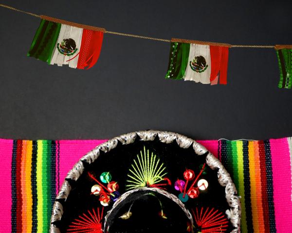 Cinco de Mayo Mini Mexican Flag Garland picture