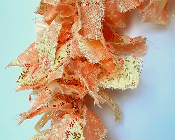 Pink Flower Rag Garland picture