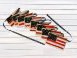 Fringed Bottom American Flag Garland