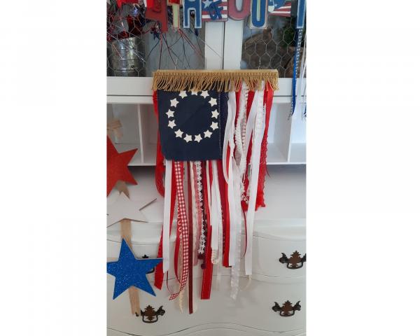 Scrappy Mini Betsy Ross American Flag picture