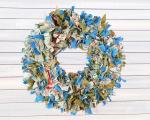 Hummingbird Rag Wreath