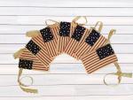 Mini American Flag on Lace Garland