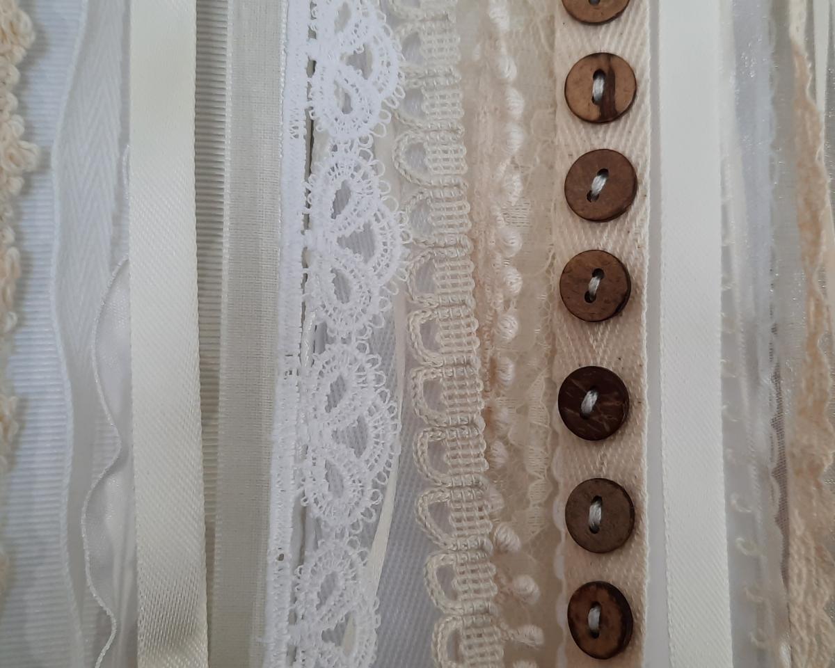 24" Irish Ribbon and Lace Flag picture