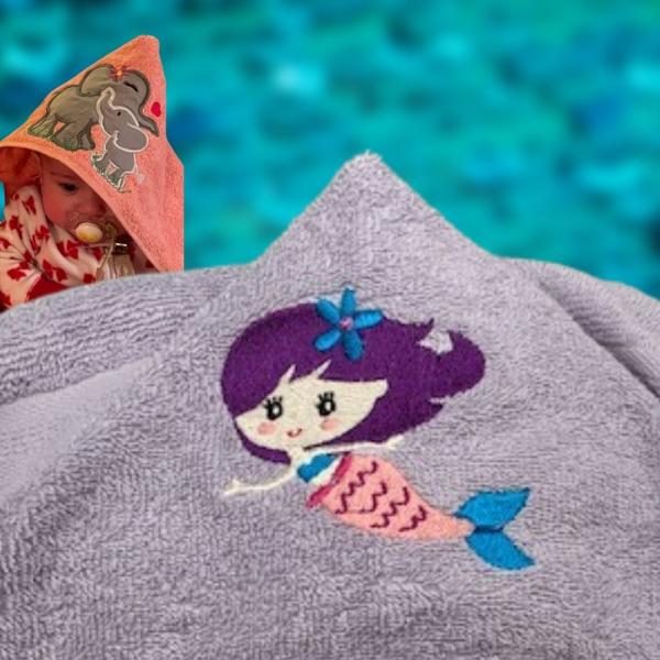 Mermaid Hooded Towel