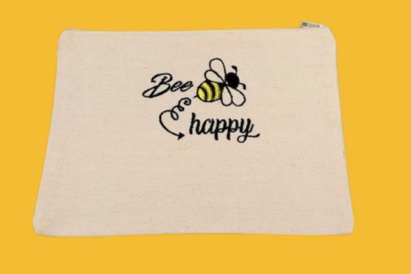 Buzzzy Being Happy Zippered Bag