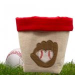 Take Me Out to the Ballgame Fabric Basket