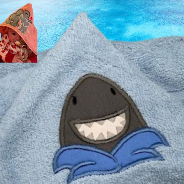 Shark Hooded Towel picture