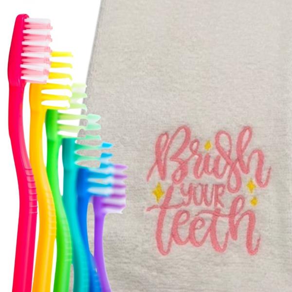 Brush Your Teeth Towel