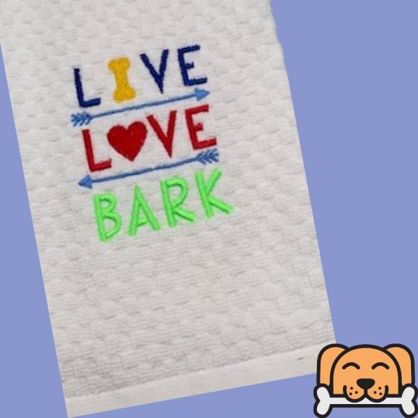 Live Love Bark Towel picture