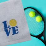 Love Tennis Towel