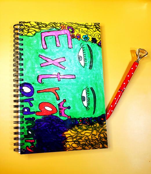 Hand drawn Extraordinary soft cover journal (comes with free pen)