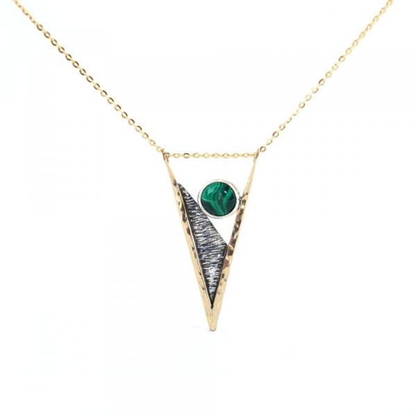 Malachite Spike Necklace picture