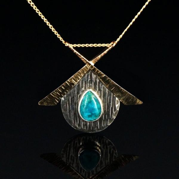 Chrysocolla Blade Necklace picture