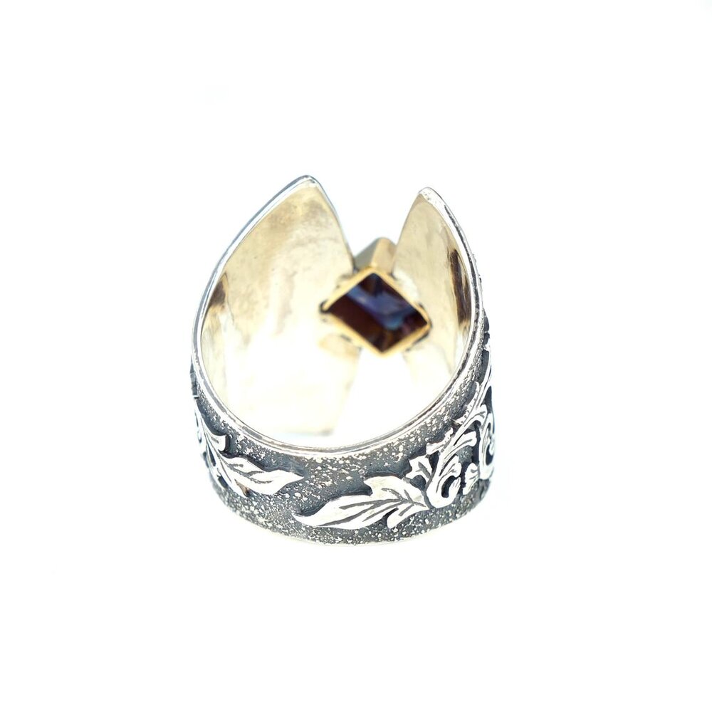 Alexandrite Scrollwork Ring picture