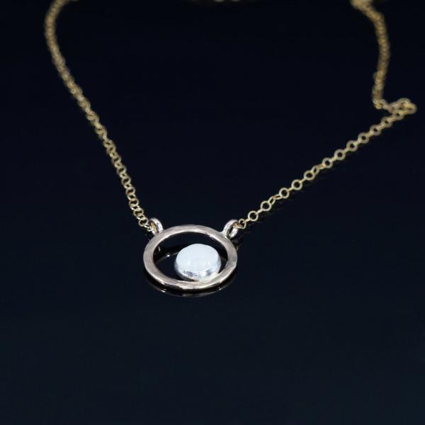 Moonstone Circle Necklace picture