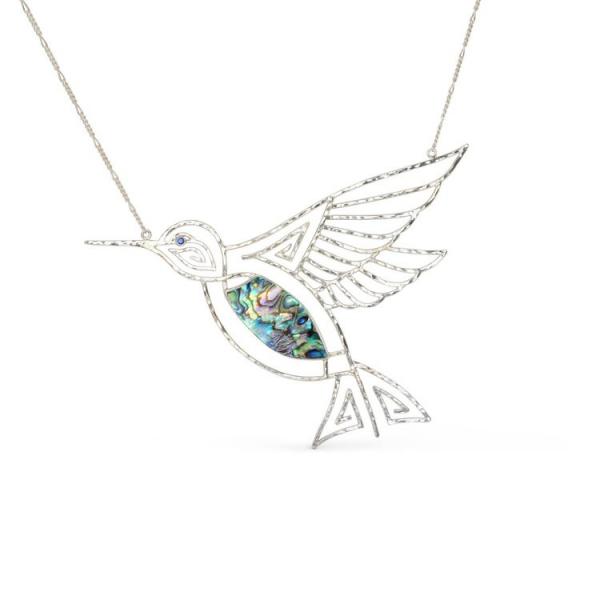 Abalone Hummingbird Necklace picture