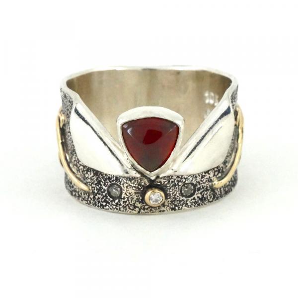 Diamond and Garnet Ring picture