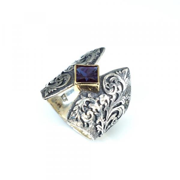 Alexandrite Scrollwork Ring picture