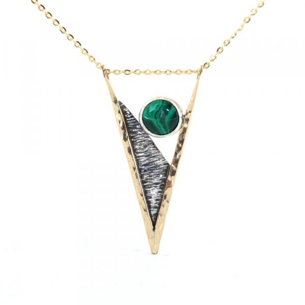 Malachite Spike Necklace picture