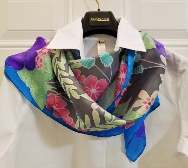 Silk Scarf -  In the Garden picture