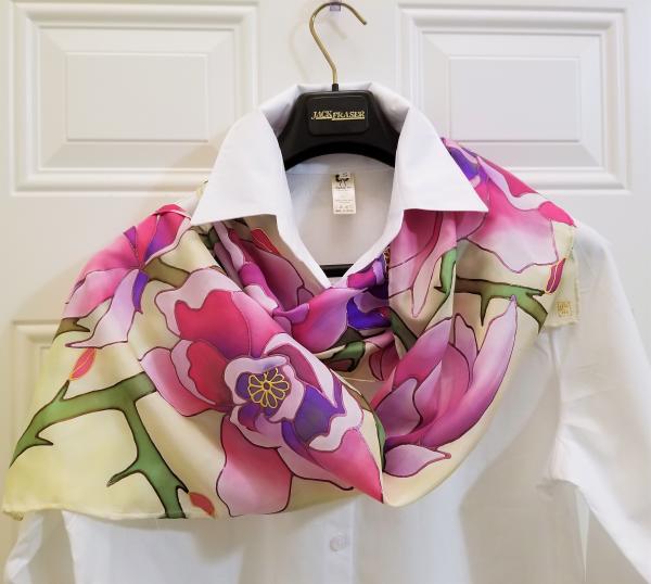 Silk Scarf -  Magnolia picture