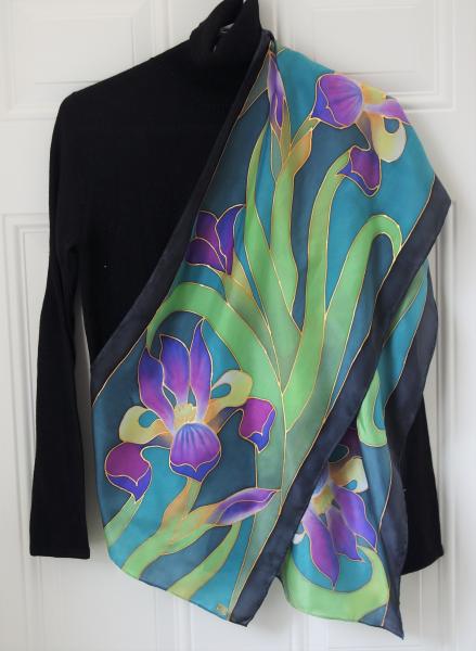Silk Scarf -  Blooms of Wisdom picture
