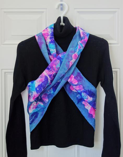 Silk Scarf -  Waves picture