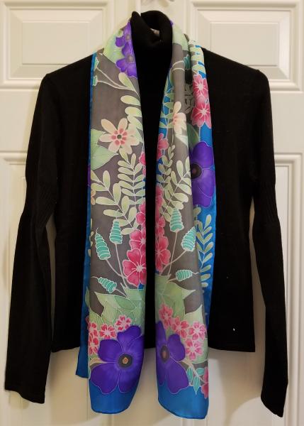 Silk Scarf -  In the Garden picture