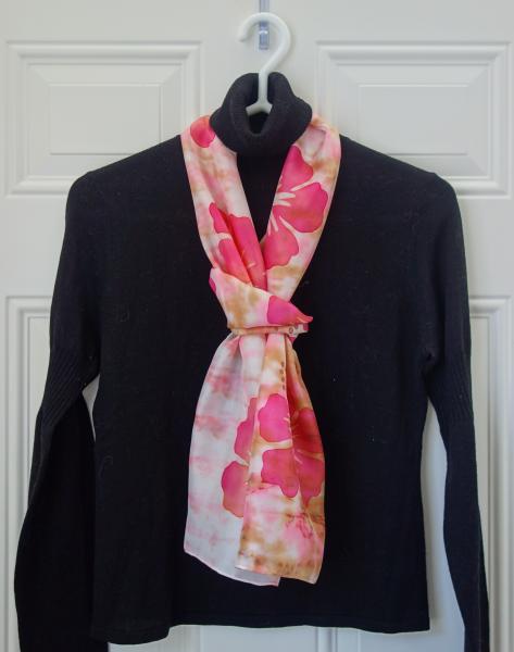 Silk Scarf - Hibiscus picture