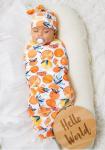 Sirius Citrus Swaddle Blanket Set | Unisex 2-pcs