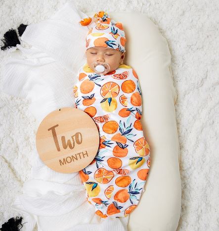 Sirius Citrus Swaddle Blanket Set | Unisex 2-pcs picture