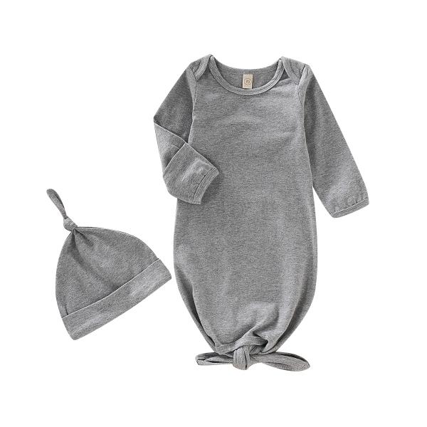 Baby Gown with Hat {0-3 Months} picture