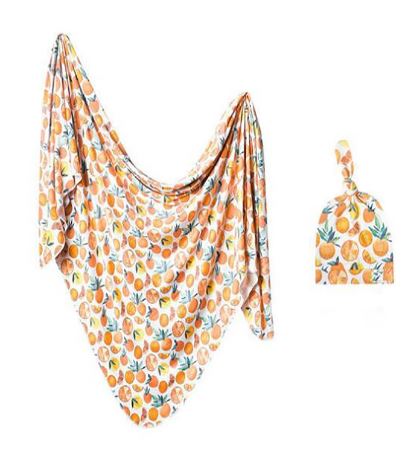Sirius Citrus Swaddle Blanket Set | Unisex 2-pcs picture