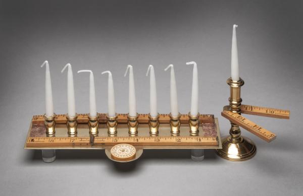 Measured Menorah: Hanukkah Inch by Inch