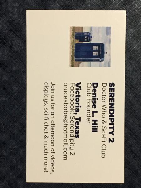 Serendipity 2: The Doctor Who & Science Fiction Club