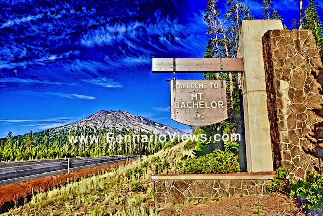 Mt. Bachelor Welcome Sign picture