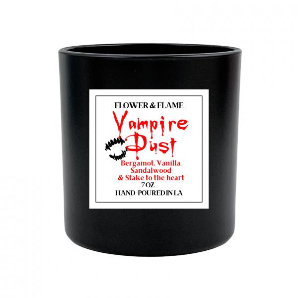 Vampire Dust Soy Candle 7 oz Black Lid