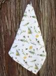 Linen Tea Towel Dandelion Bloom