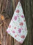 Linen Tea Towel Summer Floral Field