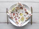 Linen napkins Autumn Mushrooms Mushroom Collection Set of Two