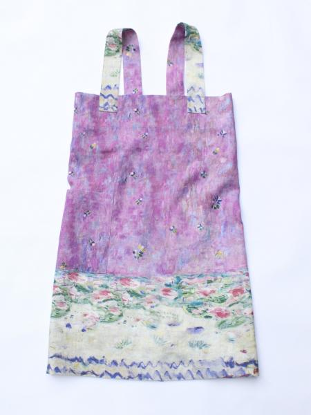 Linen cross back apron Gustav Klimt Mada Primavesi picture