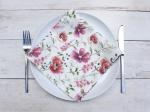 Linen napkins Summer Floral Field Set of two