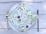 Linen napkins  Field of Herbs Set of two
