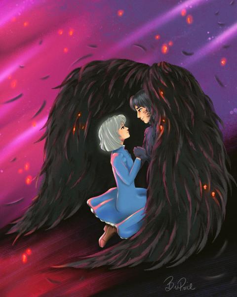 Art Print: Howl and Sophie picture