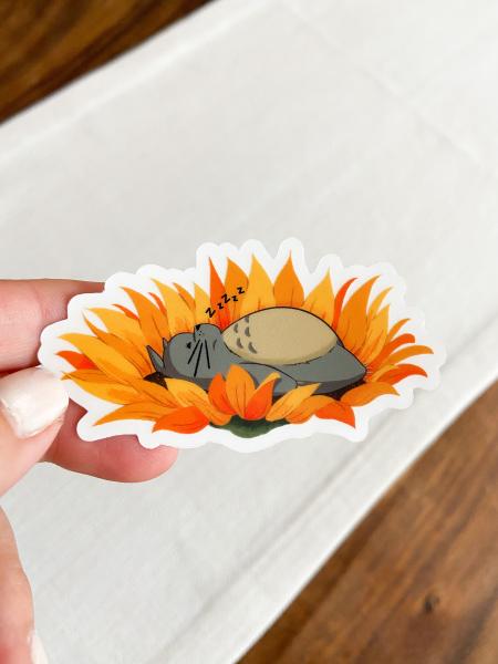 Sleepy Totoro Sticker