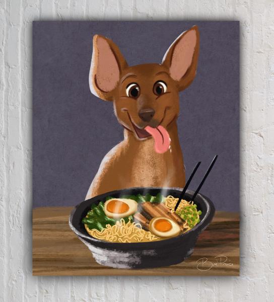 Art Print: Hungry Pup