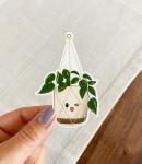 Kawaii Pothos Sticker