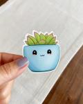 Kawaii Succulent Sticker