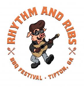 Tifton Tourism OMG: Rhythm & Ribs BBQ Festival logo
